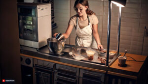 Une débutante qui se lance dans la création de glace artisanale